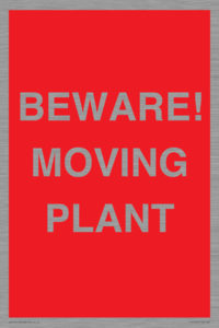 BEWARE! MOVING PLANT